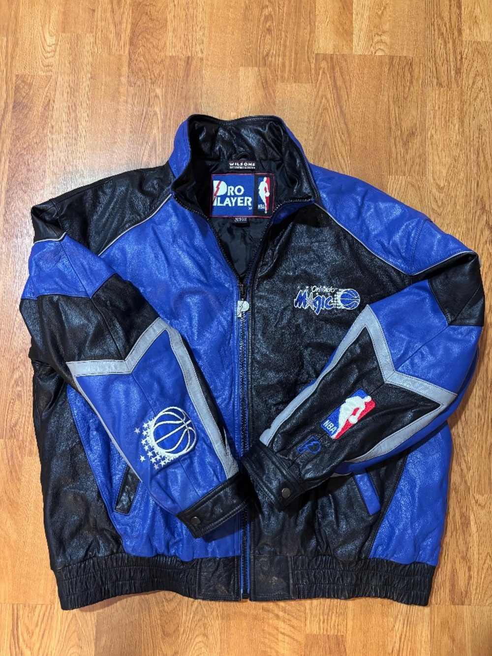 Vintage Leather Orlando Magic Jacket